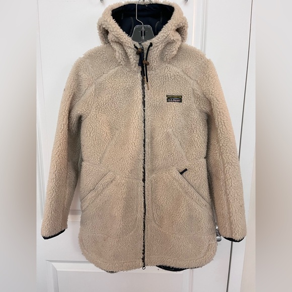 L.L. Bean XS Petite Mountain Pile Fleece Zip-Up Jacket - Picture 1 of 6